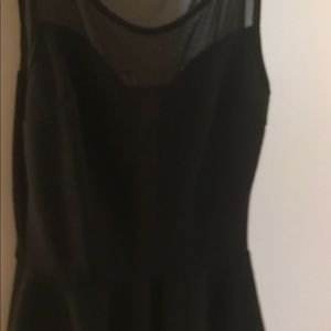 Small black Peplum top